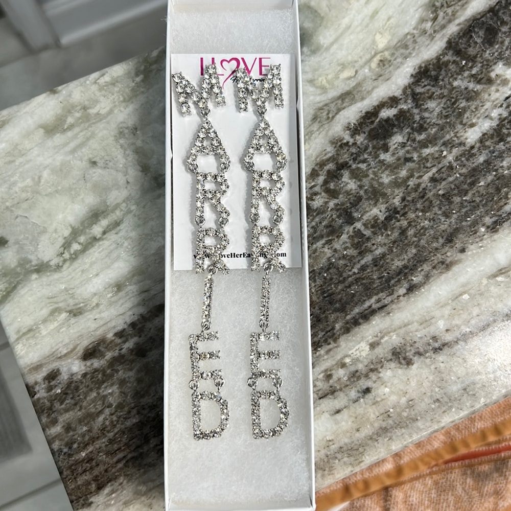 Bride earrings